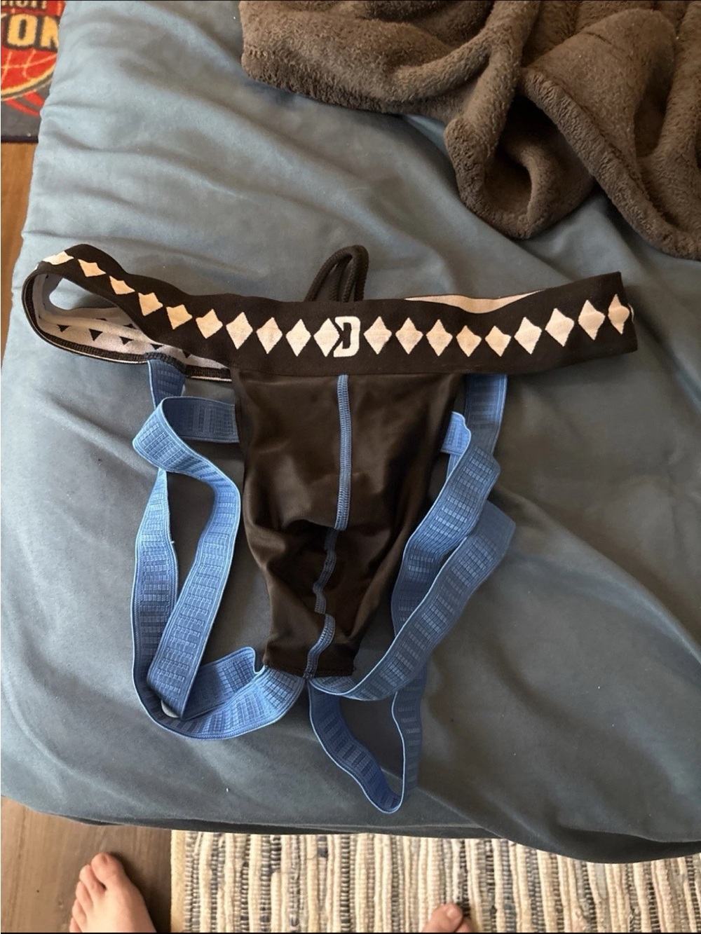 DIAMOND MMA ATHLETIC SUPPORTER QUAD STRAP JOCK SHIPS FAST BRAND EXTRA LARGE